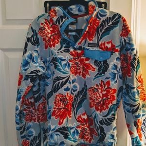 Patagonia synchilla pullover Hawaiian print